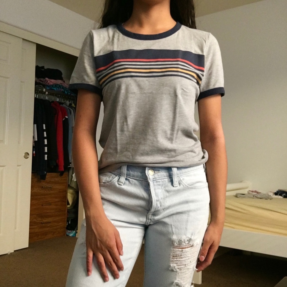 Hollister striped tee